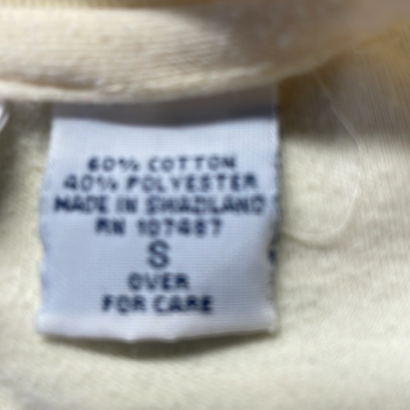 Basic concepts short sleeve top cotton round neck pull over yellow womens size S - Picture 8 of 9